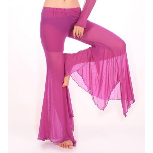 Women Belly Dance Trousers Sexy Woman Belly Dancing Pant Bellydance Egypt Pant Adult Training Tribal Pants Belly Dance Skirts